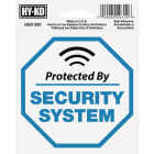 Hy-Ko 4X4 In. Self Adhesive Security System Sign Image 1