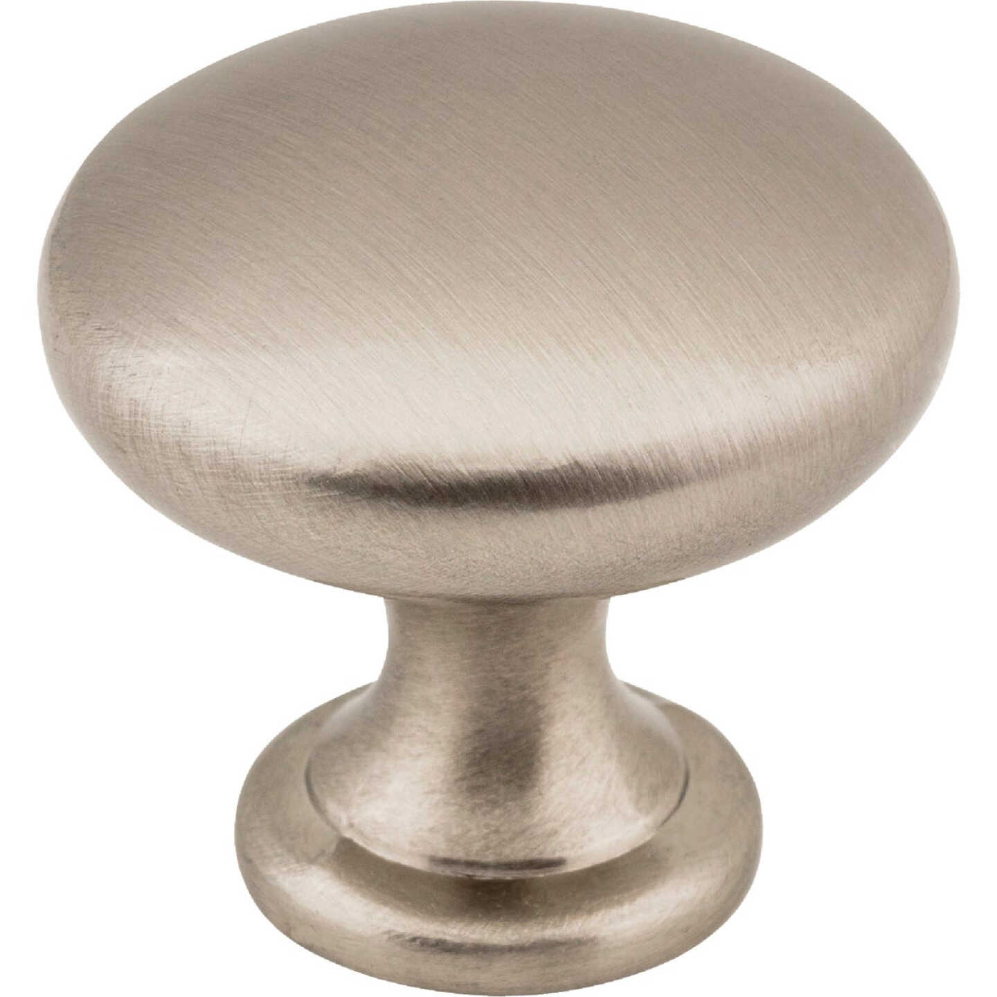 Elements Madison 1-3/16 In. Diameter Satin Nickel Mushroom Knob Image 1
