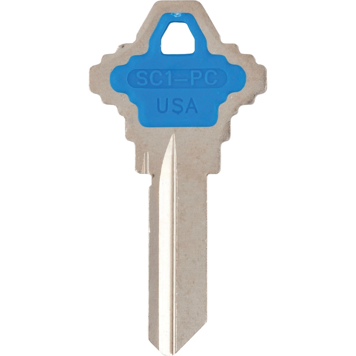 ILCO Schlage Design Decorative House Key, SC1-Blue (5-Pack)