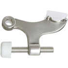 National Hardware Gallery Series Satin Nickel Hinge Pin Door Stop Image 1