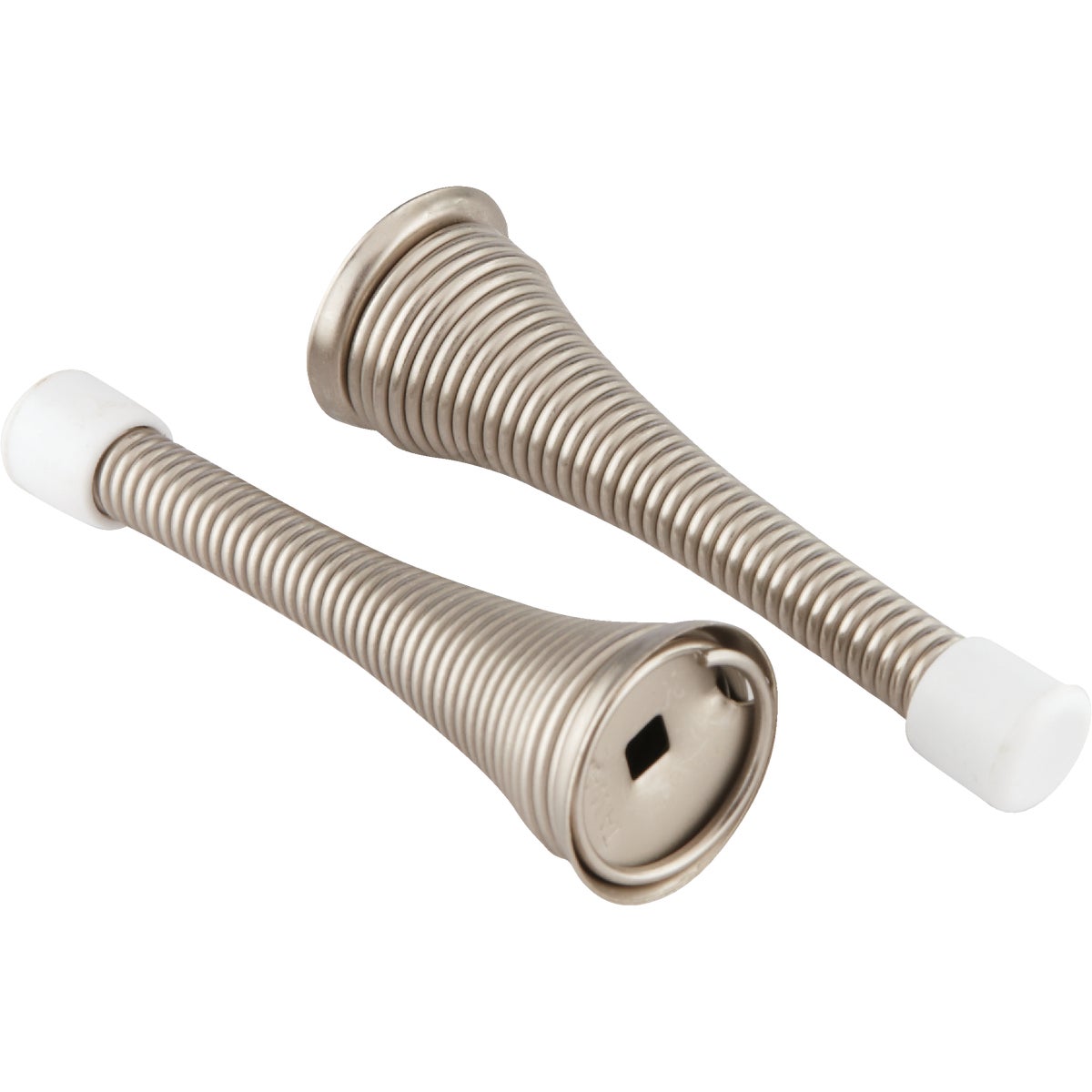 National Hardware Gallery Series Satin Nickel Spring Door Stop