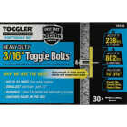 Toggler Snaptoggle 3/16 In.-24 x 2 In. Toggle Bolt (30-Count) Image 7