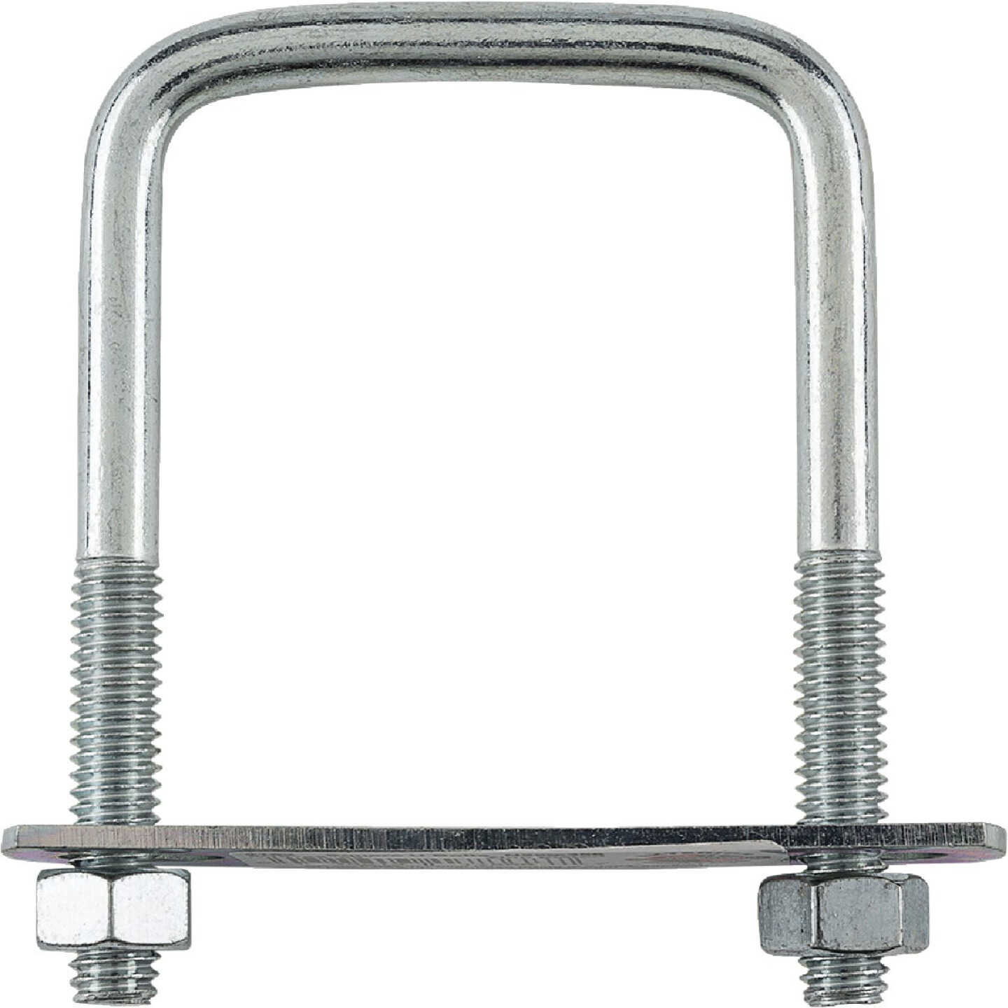 National Hardware 5/16 In. x 2 In. x 3 In. Zinc Square U Bolt Image 2