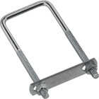 National Hardware 5/16 In. x 2 In. x 5 In. Zinc Square U Bolt Image 1