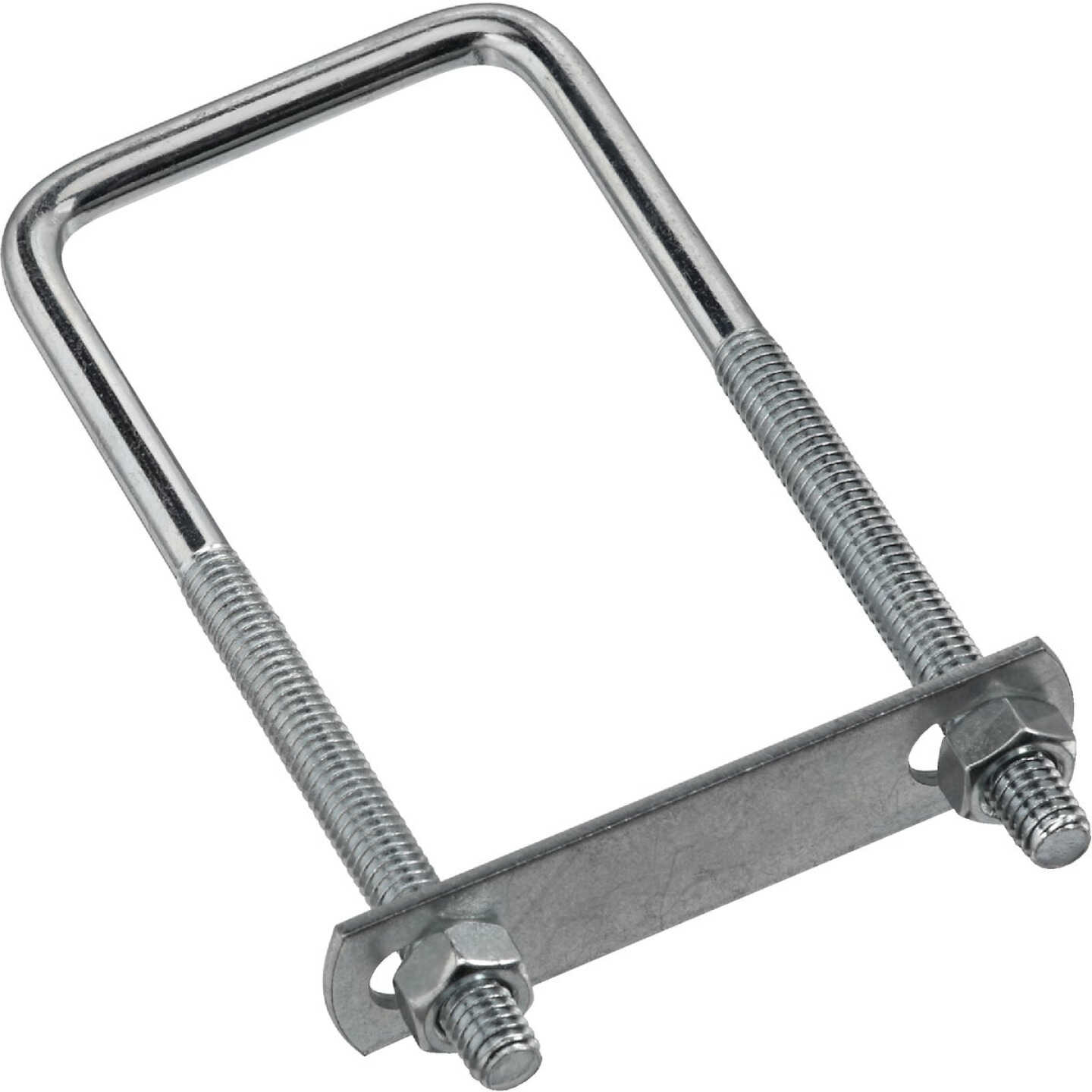 National Hardware 5/16 In. x 2 In. x 5 In. Zinc Square U Bolt Image 1