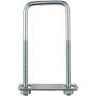 National Hardware 5/16 In. x 2 In. x 5 In. Zinc Square U Bolt Image 2