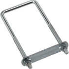 National Hardware 3/8 In. x 3 In. x 7 In. Zinc Square U Bolt Image 1