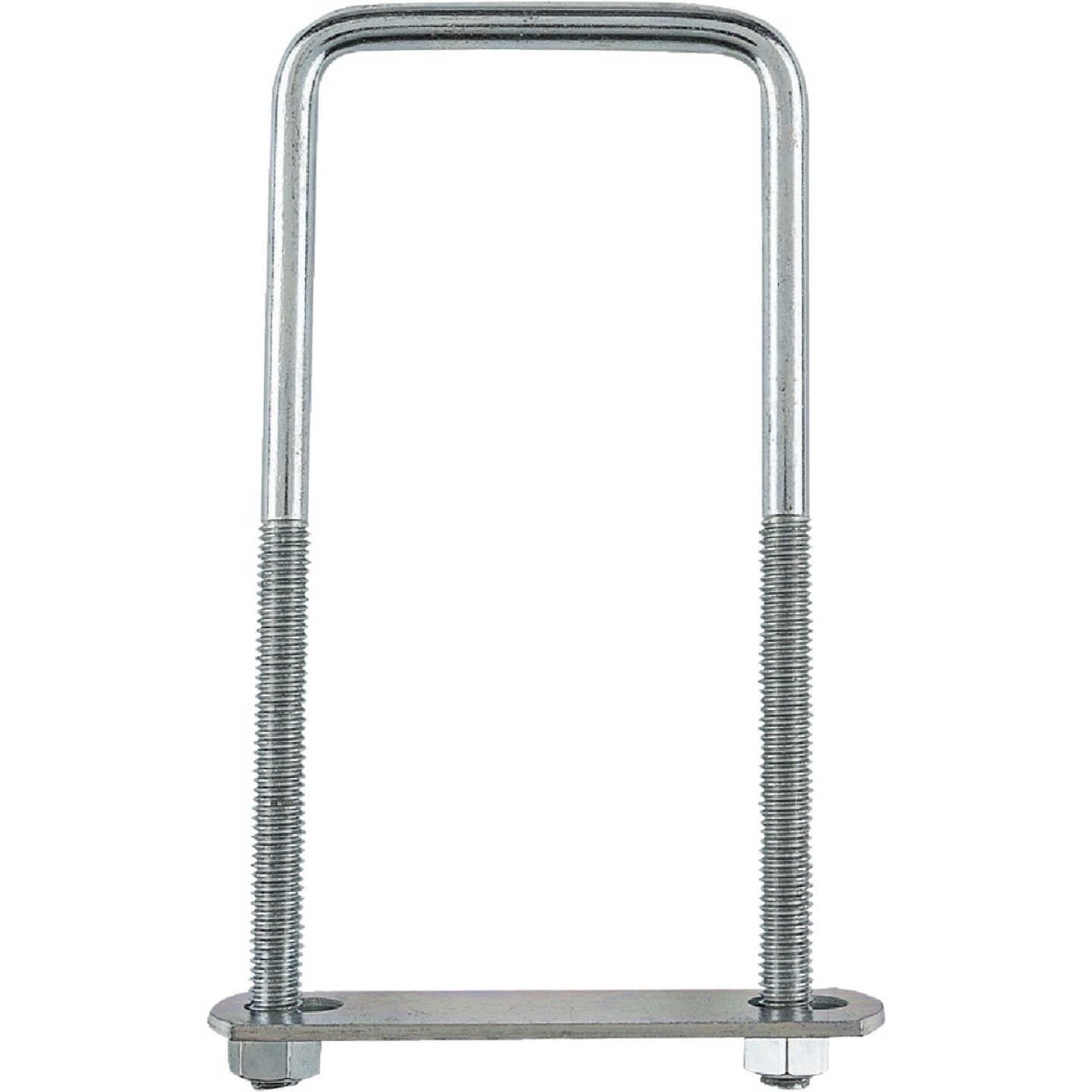 National Hardware 3/8 In. x 3 In. x 7 In. Zinc Square U Bolt Image 2
