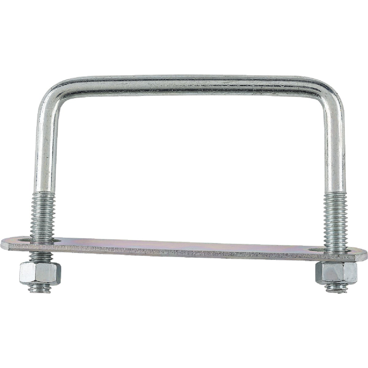 National Hardware 3/8 In. x 4 In. x 3 In. Zinc Square U Bolt Image 2