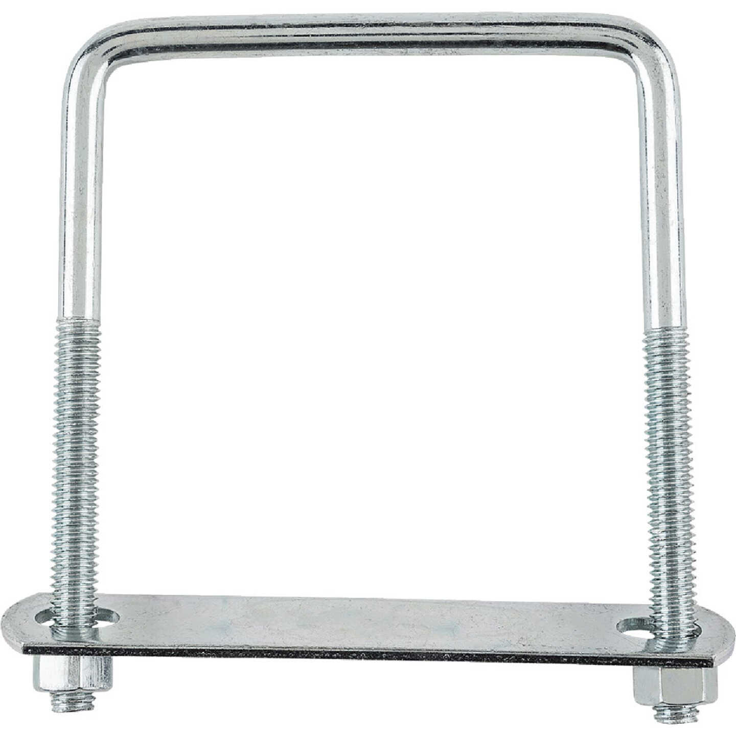 National Hardware 3/8 In. x 4 In. x 5 In. Zinc Square U Bolt Image 2