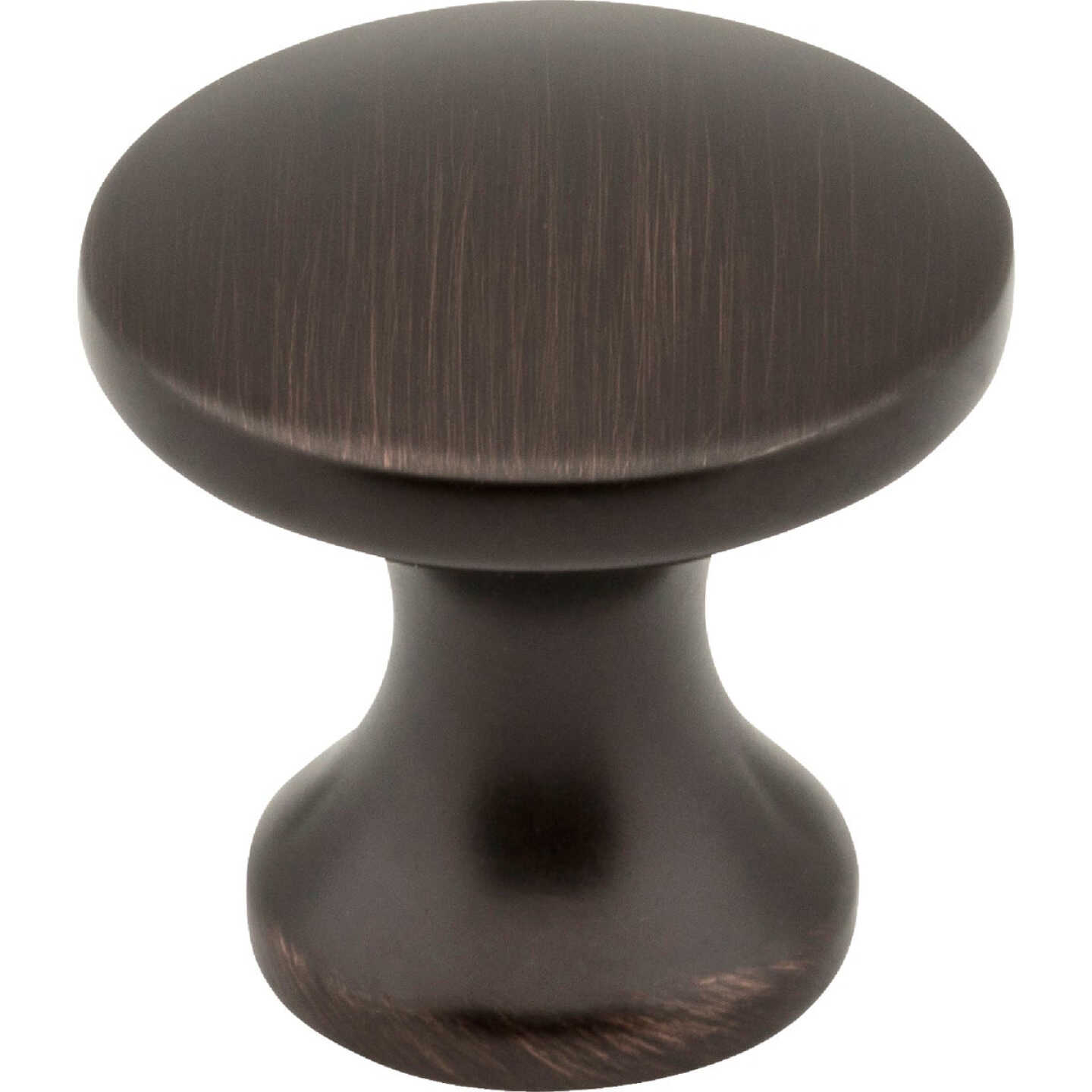 Elements Geneva 1 In. Diameter Brushed Oil Rubbed Bronze Mushroom Knob Image 1