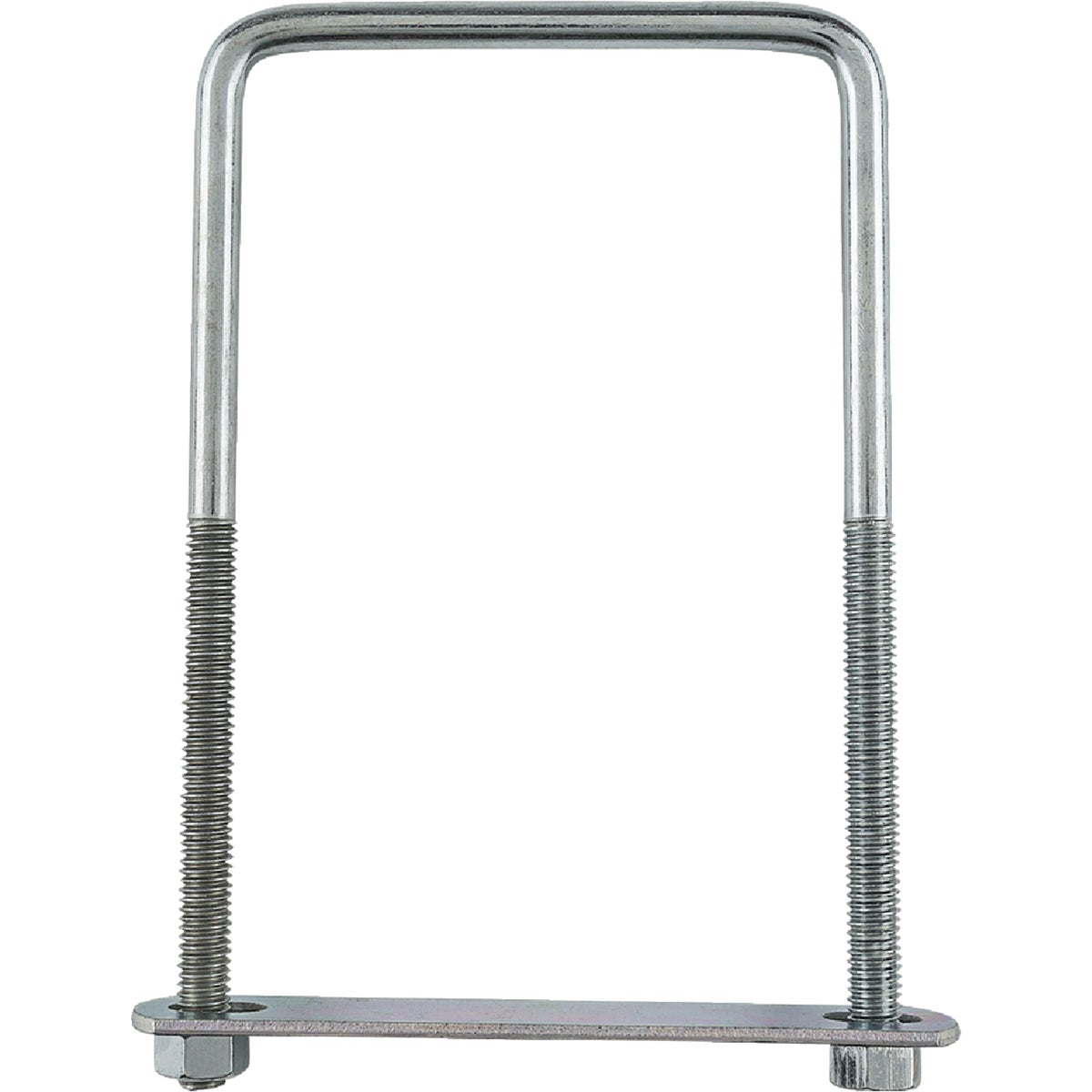 National Hardware 3/8 In. x 4 In. x 7 In. Zinc Square U Bolt Image 2