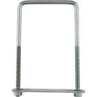 National Hardware 3/8 In. x 4 In. x 7 In. Zinc Square U Bolt Image 2