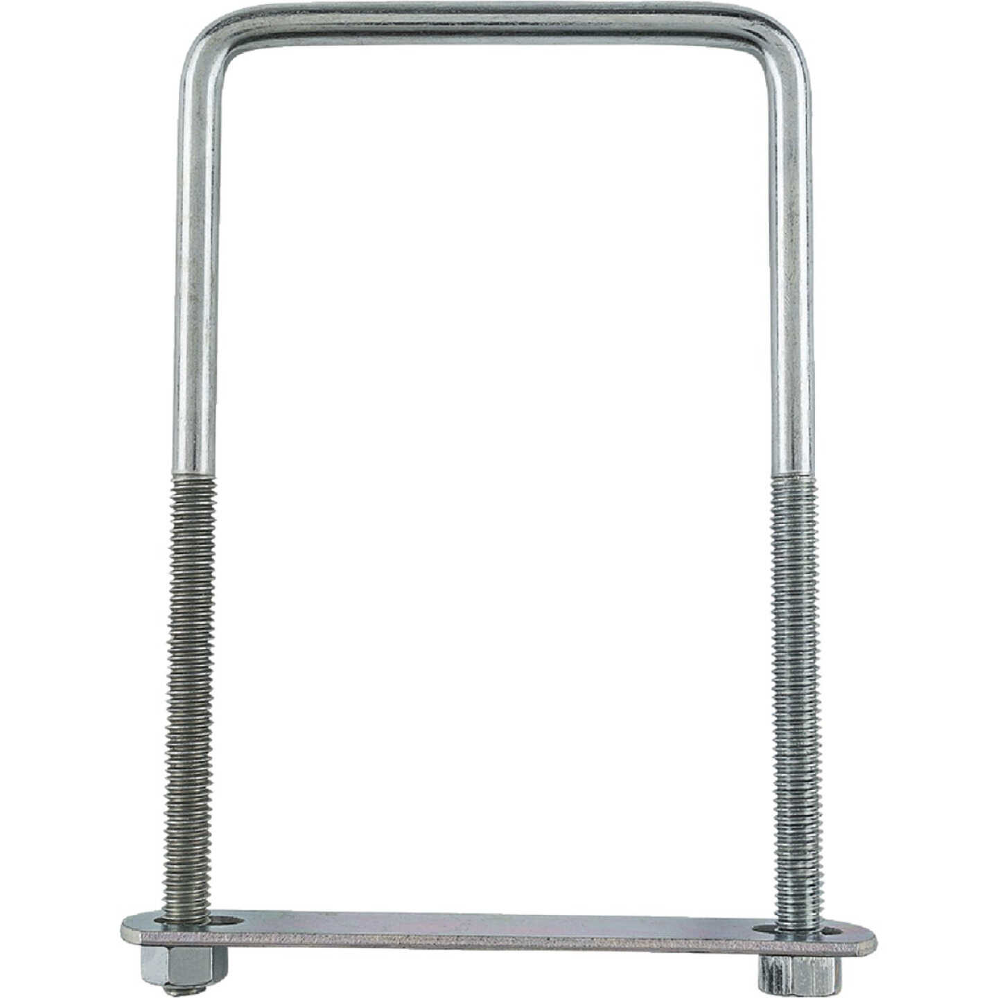 National Hardware 3/8 In. x 4 In. x 7 In. Zinc Square U Bolt Image 2