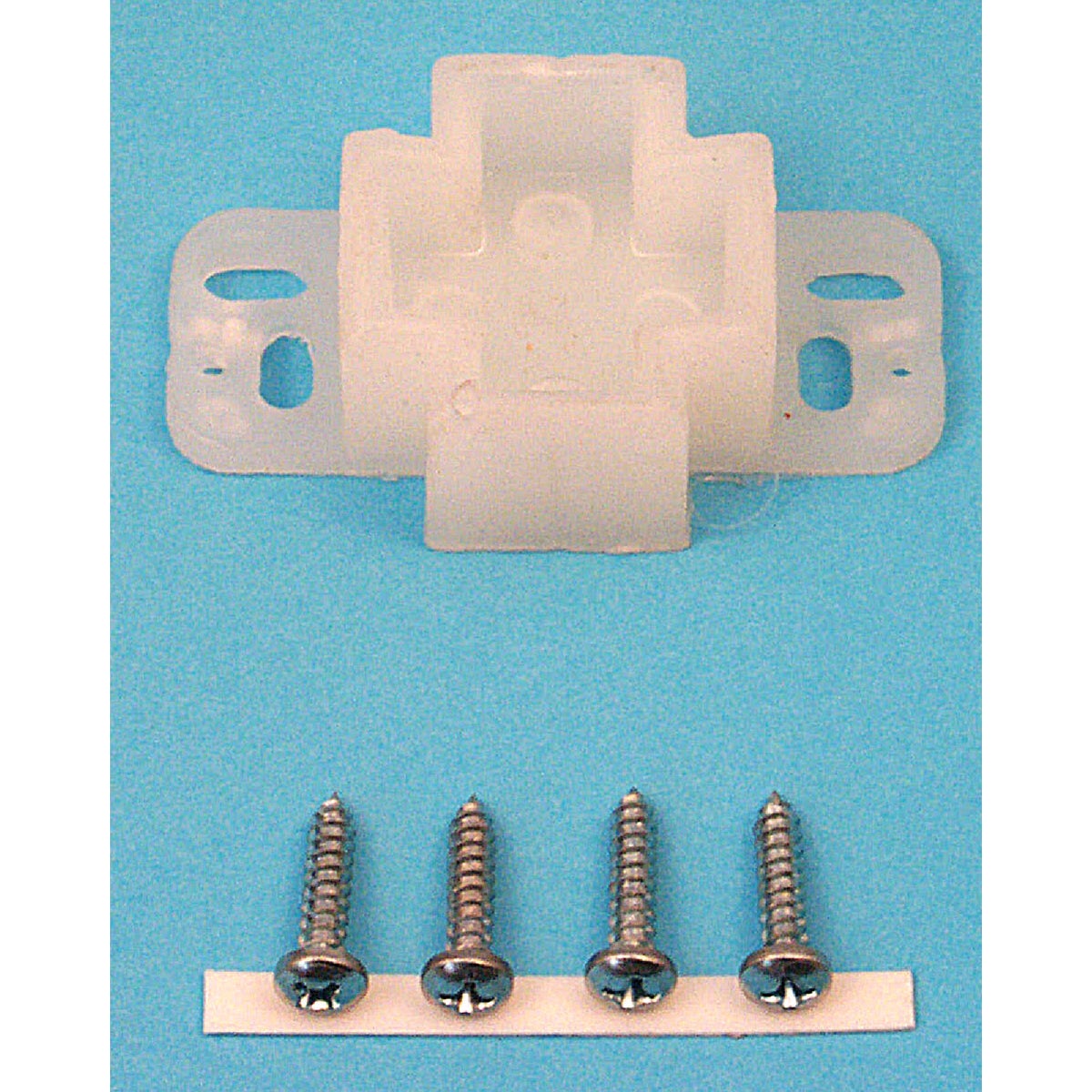 Prime-Line Nylon White Track Socket (2-Pack) Image 3