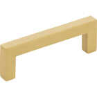 KasaWare 3-3/8 In. Overall Length Brushed Gold Square Bar Pull (2-Pack) Image 1