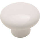 Amerock Everyday Heritage Round White Knob Image 1