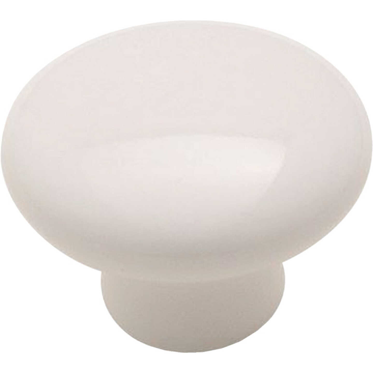 Amerock Everyday Heritage Round White Knob Image 1