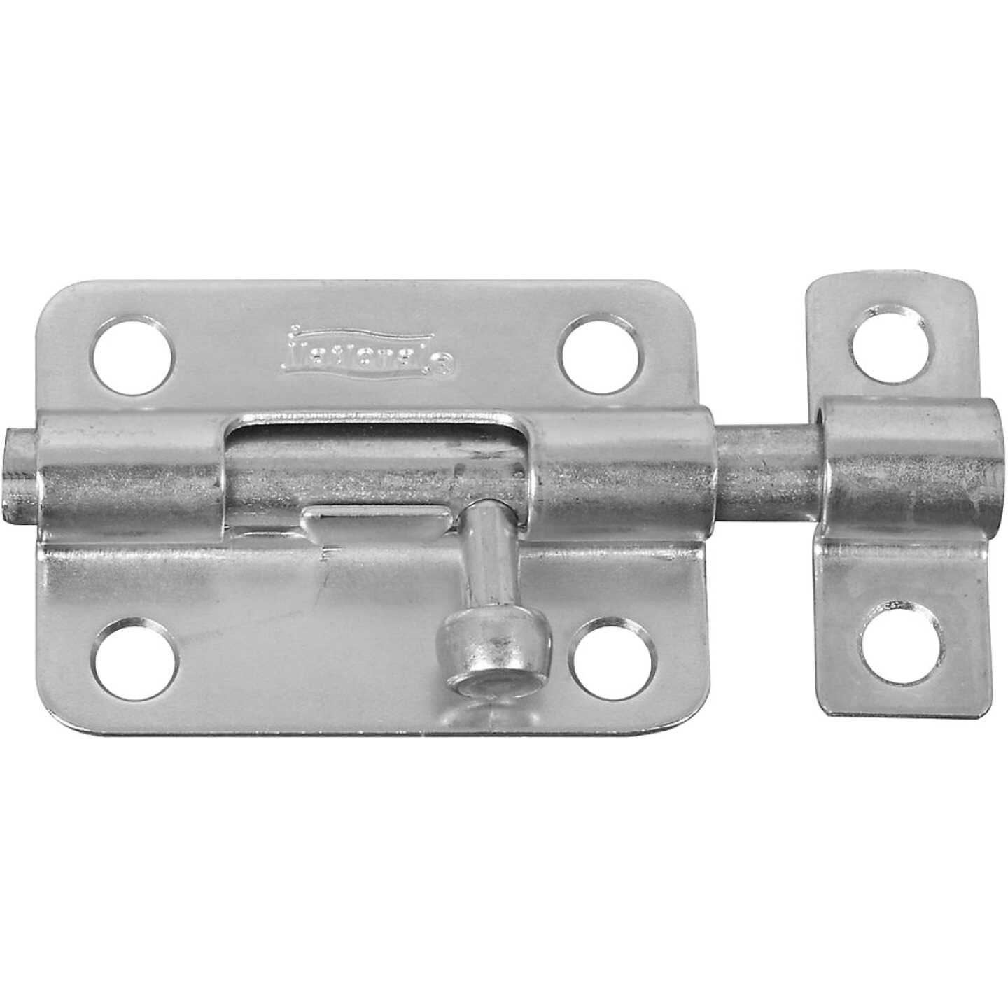 National Hardware 3 In. Zinc Steel Door Barrel Bolt Image 1