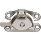 National Hardware Nickel 7/8 In. Crescent Sash Lock Image 1