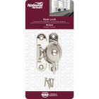 National Hardware Nickel 7/8 In. Crescent Sash Lock Image 2