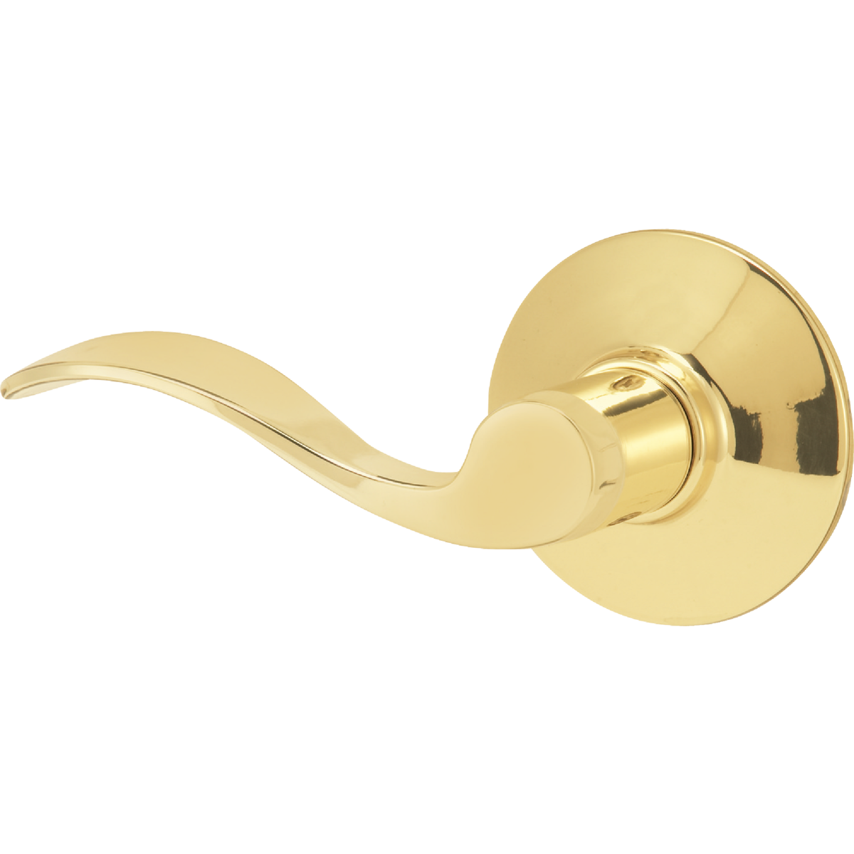 Schlage Accent Bright Brass Passage Door Lever
