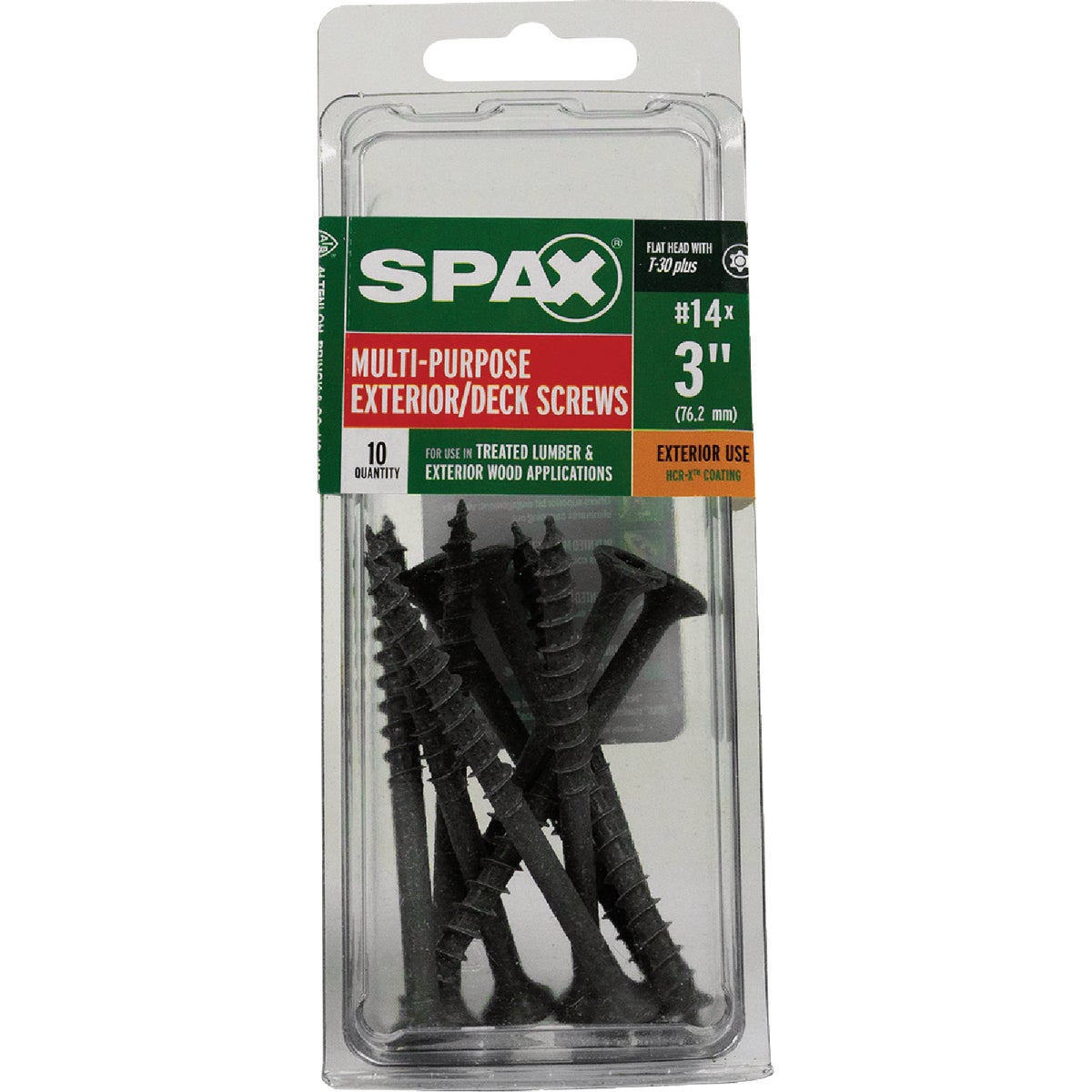 SPAX #14 x 3 In. T30 Plus Flat Head HCR-X (Exterior Rated) Deck Screw (10-Count) Image 4