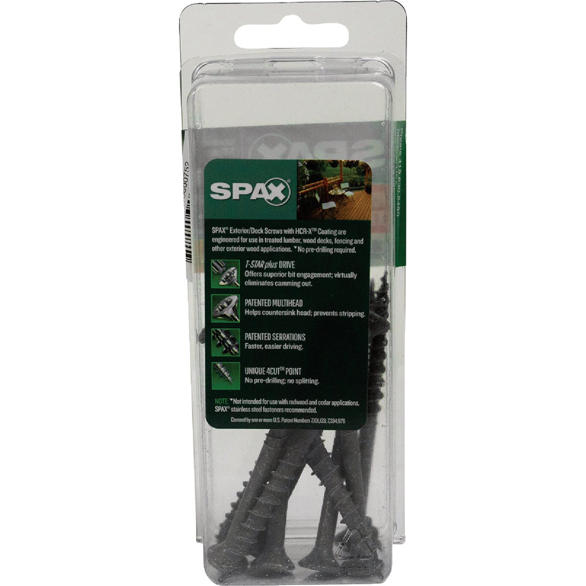 SPAX #14 x 3 In. T30 Plus Flat Head HCR-X (Exterior Rated) Deck Screw (10-Count) Image 5