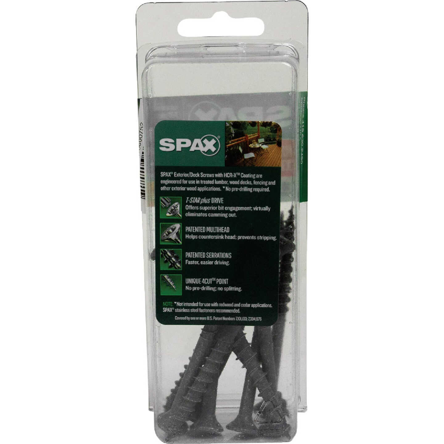 SPAX #14 x 3 In. T30 Plus Flat Head HCR-X (Exterior Rated) Deck Screw (10 Ct.) Image 5