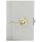 Schlage Accent Ultima Bright Brass Entry Door Lever Image 2