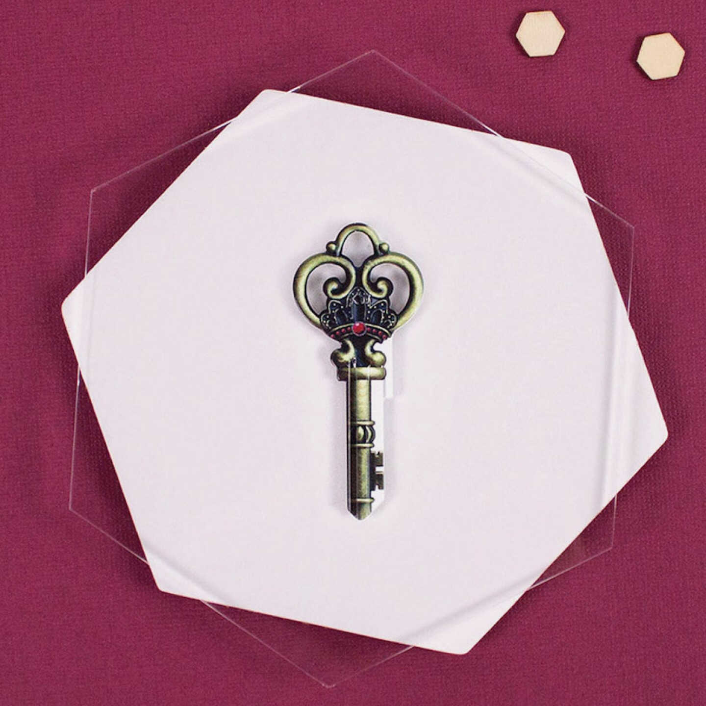 Lucky Line Skeleton Key Shapes Decorative House Key - SC1 Image 2
