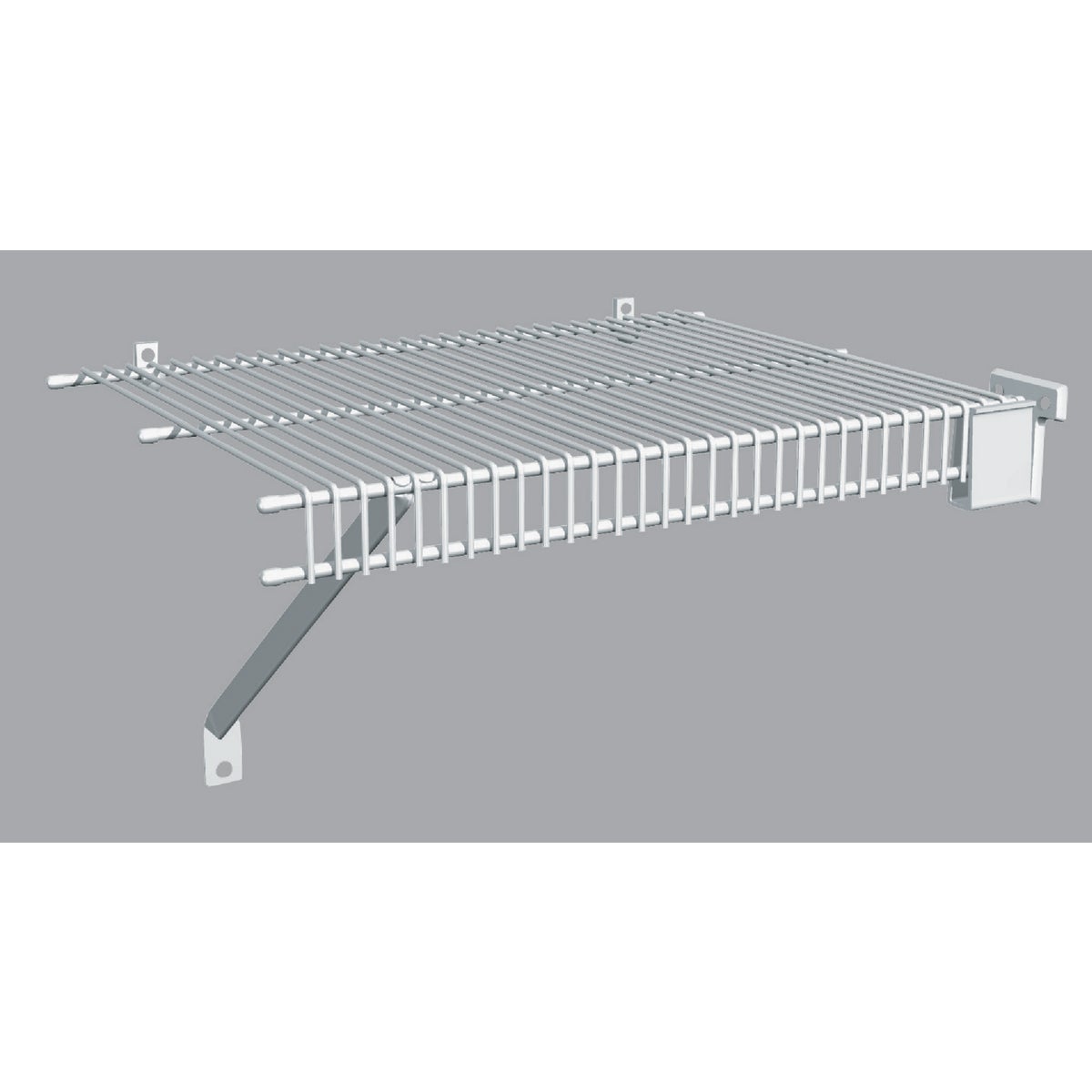 ClosetMaid 6 Ft. W. x 16 In. D. Close Mesh Ventilated Closet Shelf, White Image 1