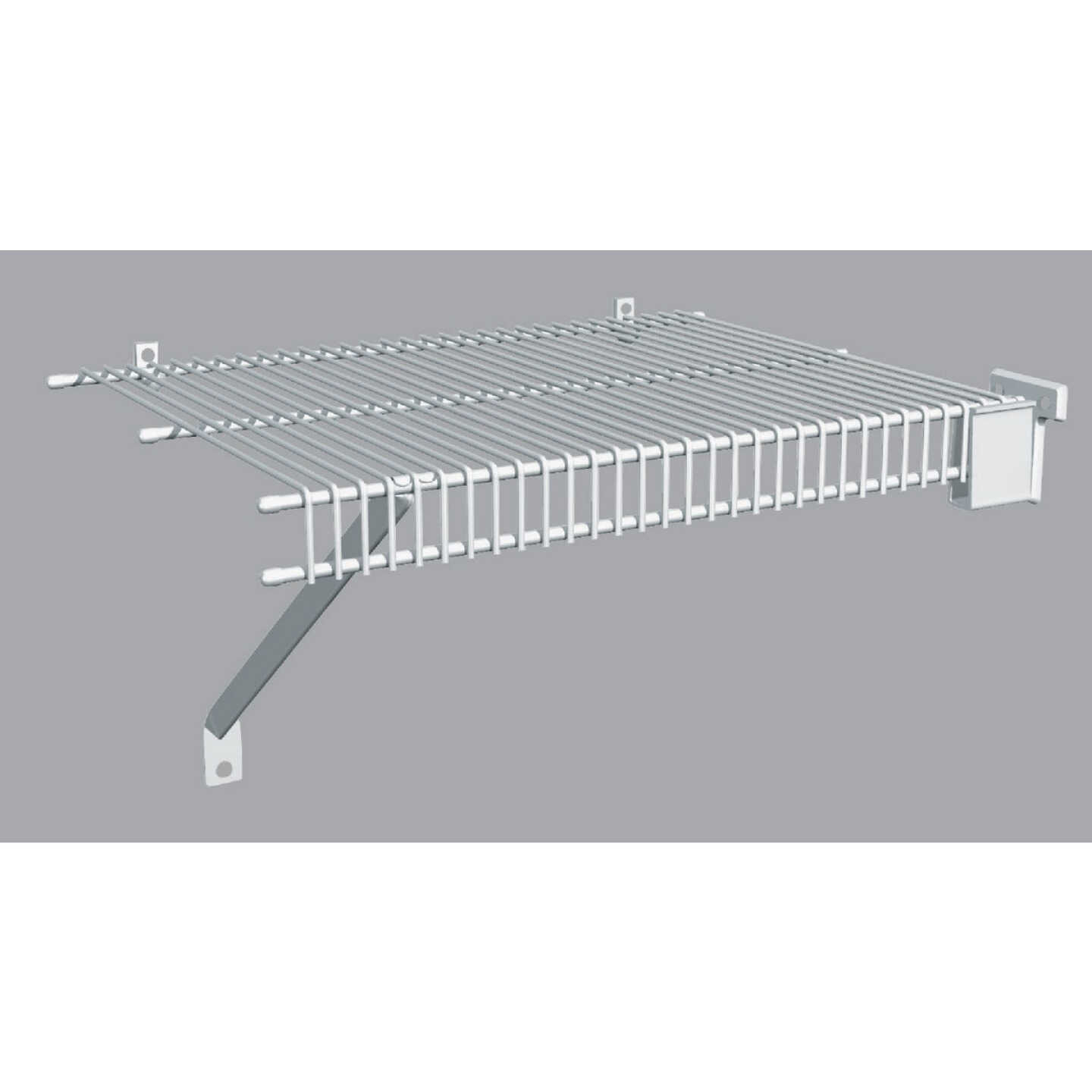 ClosetMaid 6 Ft. W. x 16 In. D. Close Mesh Ventilated Closet Shelf, White Image 1