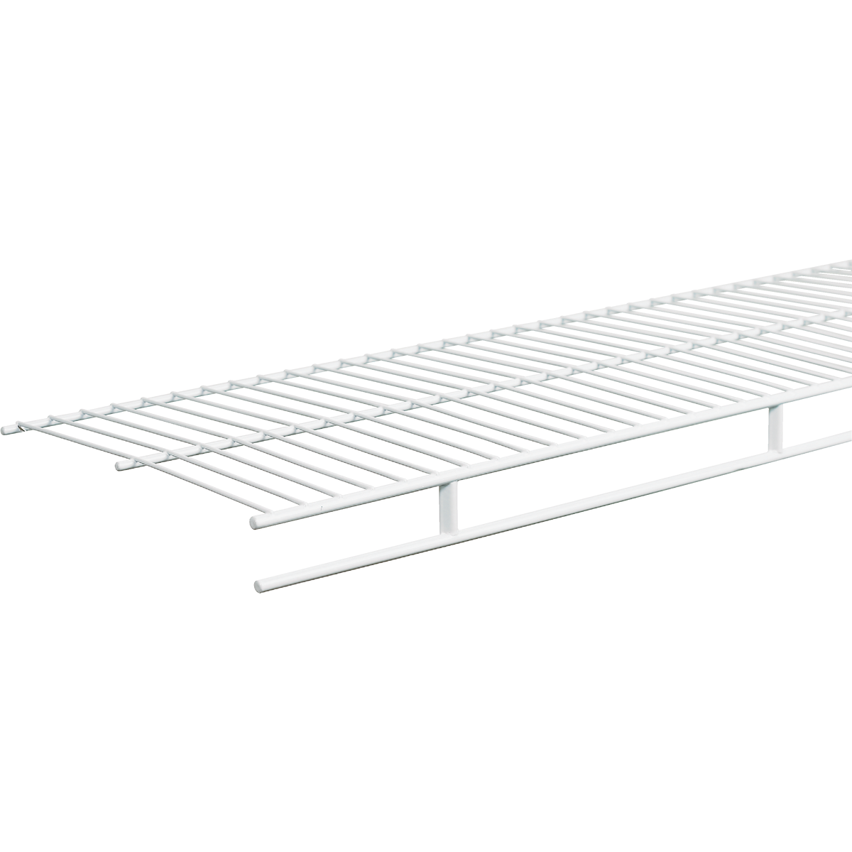 ClosetMaid 4 Ft. W. x 12 In. D. Ventilated Wire Shelf & Rod, White