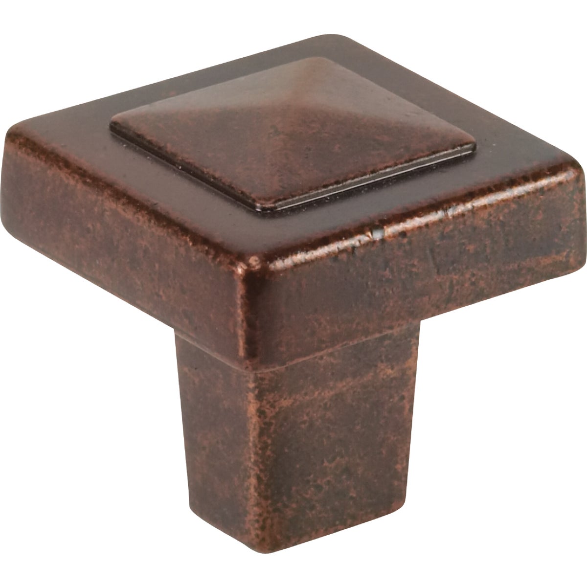 Amerock Forgings Square Rustic Bronze Cabinet Knob