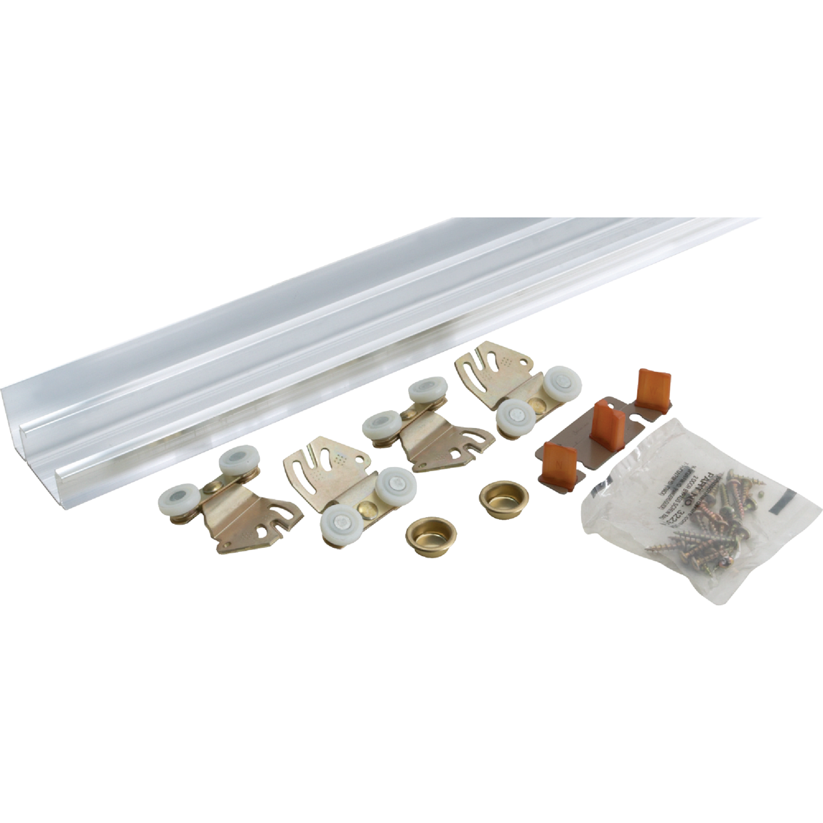 Johnson Hardware 48 In. Single Wheel Sliding Door Hardware