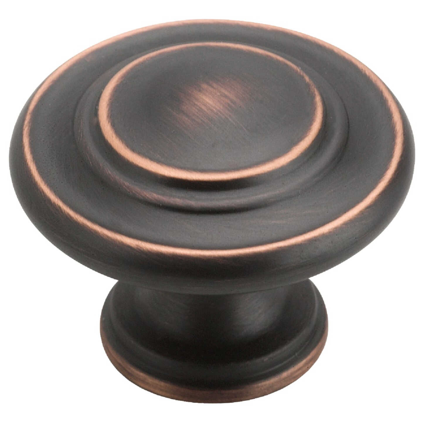 Amerock Inspirations 1.3125 In. Dia. Round Oil-Rubbed Bronze Cabinet Knob Image 1
