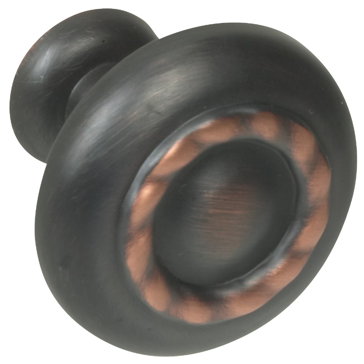 Amerock Inspirations Round Oil-Rubbed Bronze Cabinet Knob Image 1