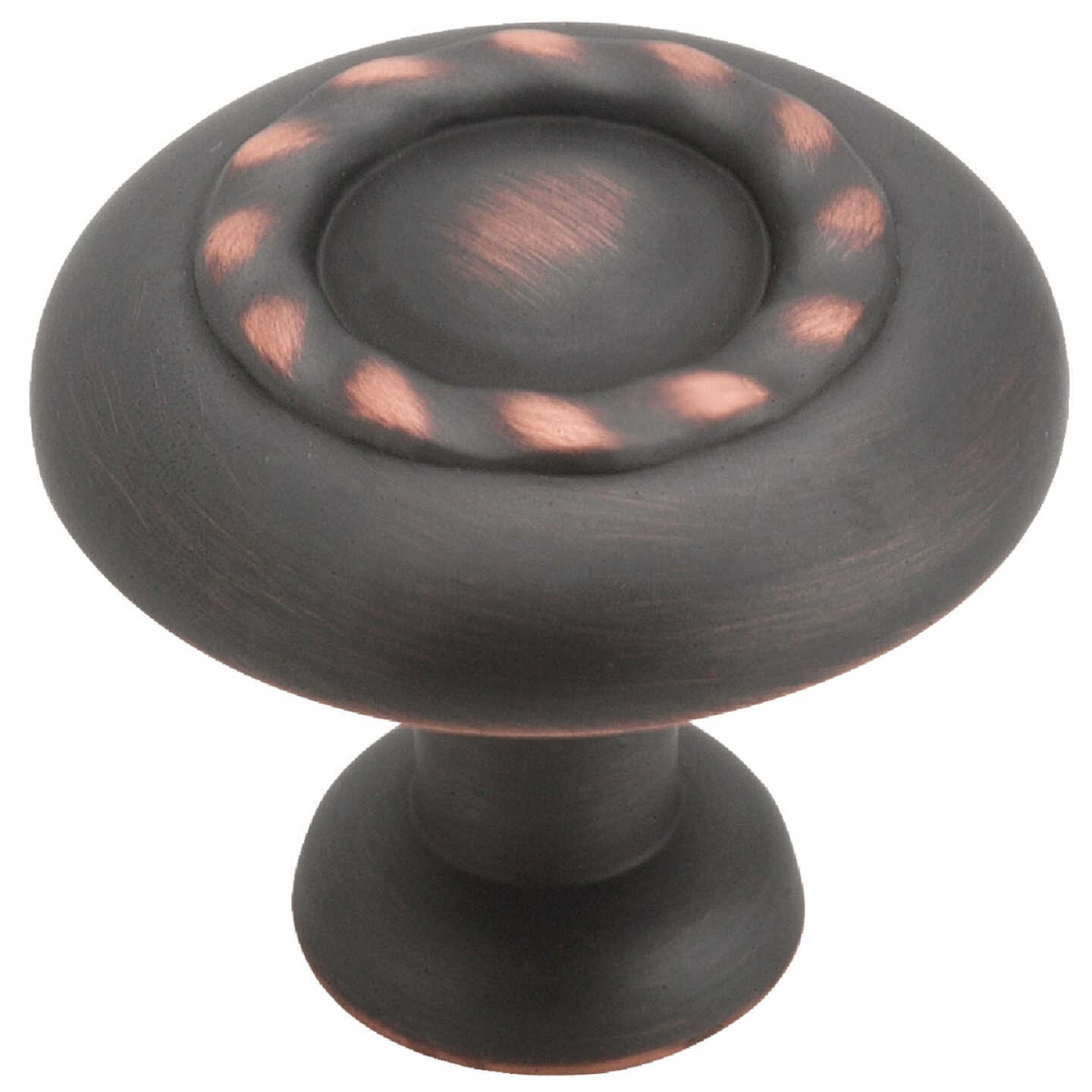 Amerock Inspirations Round Oil-Rubbed Bronze Cabinet Knob Image 2