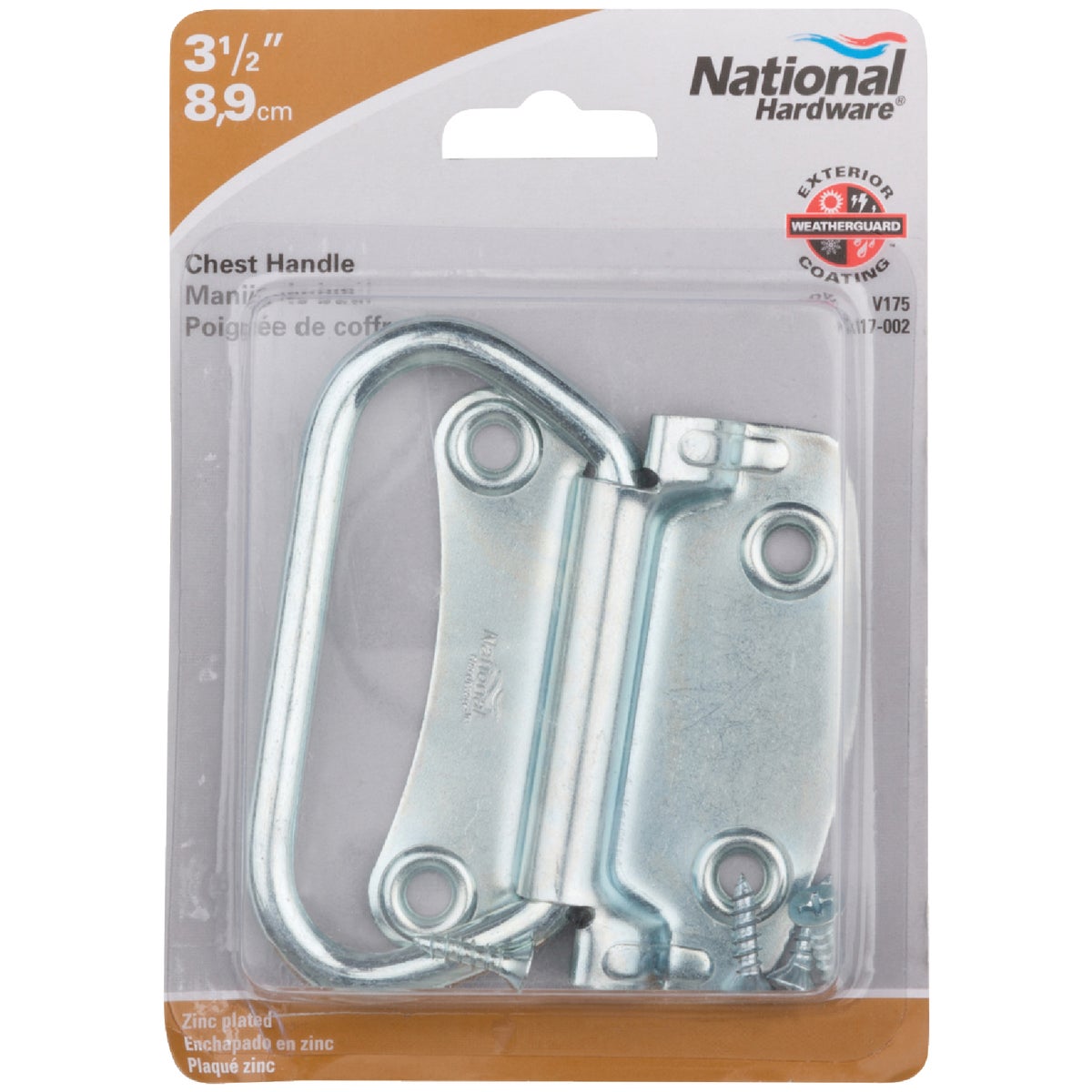 National Hardware 3-1/2 In. Chest Handle Image 2