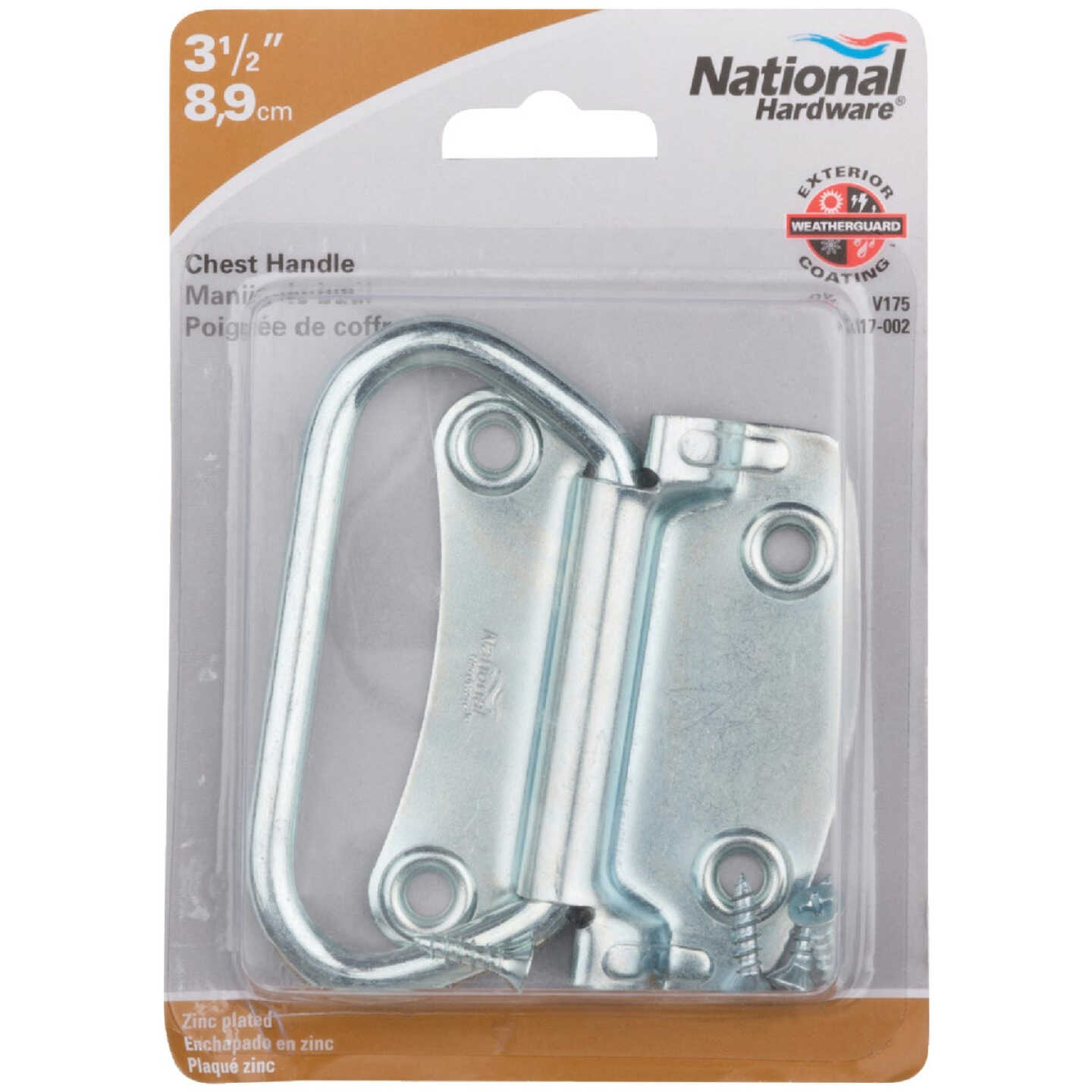 National Hardware 3-1/2 In. Chest Handle Image 2