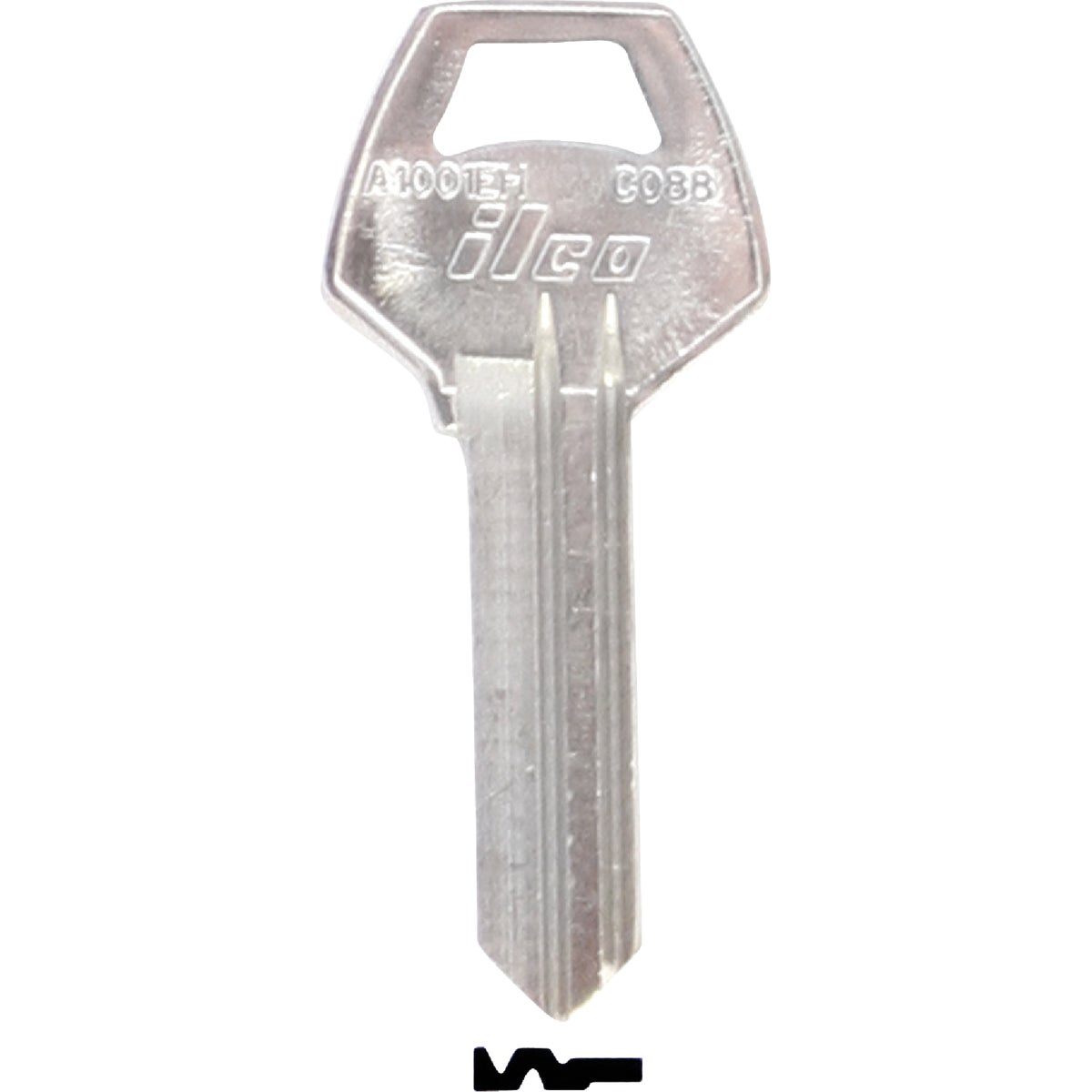 ILCO Corbin Nickel Plated House Key, CO88 / A1001EH (10-Pack)