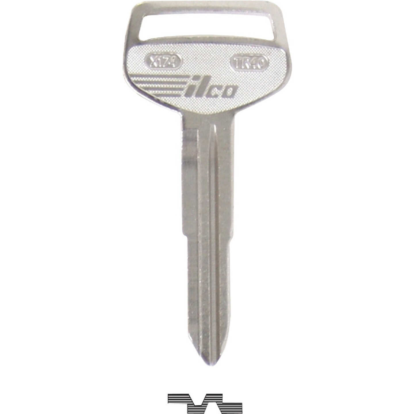ILCO Toyota Nickel Plated Automotive Key, TR40 / X174 (10-Pack) Image 1