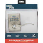 Steel Pro Electronic Leverset, Brushed Nickel Image 2