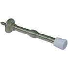 Ultra Hardware 3 In. Satin Nickel Plastic Tip Spring Door Stop Image 1