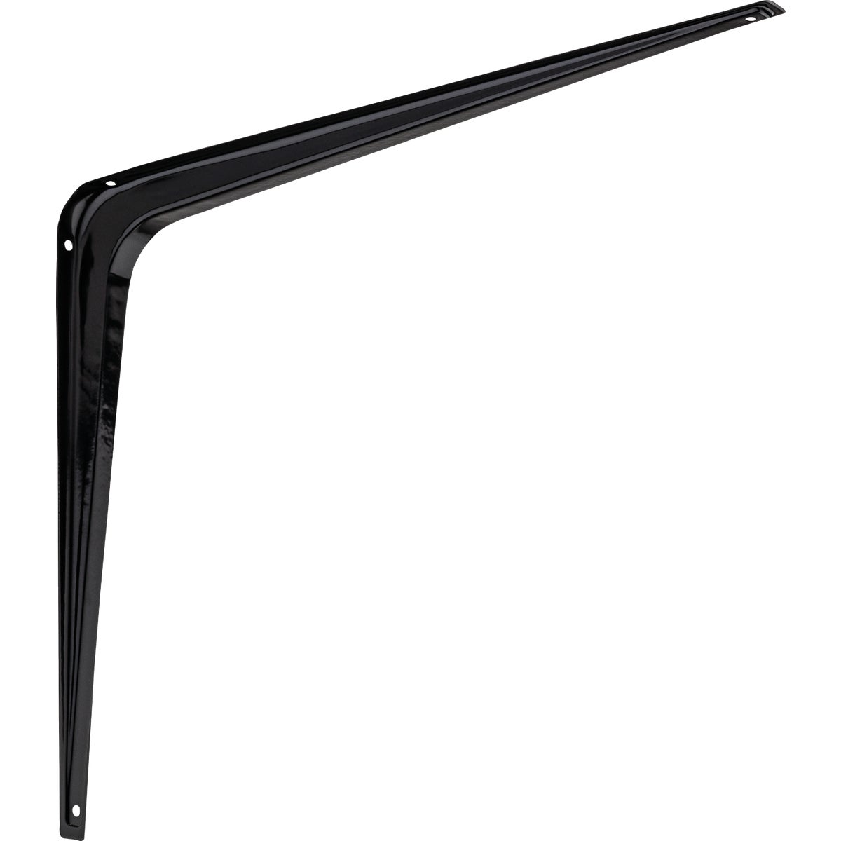 National Hardware 12 In. x 14 In. Black Shelf Bracket