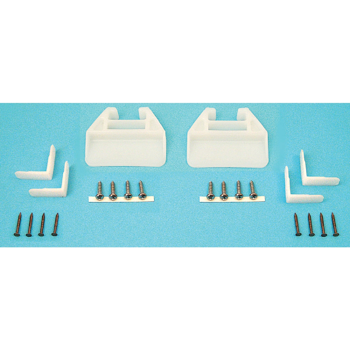 Prime-Line Nylon White Track Guide for 5/16 In. x 1-1/8 In. Track (2-Count) Image 2