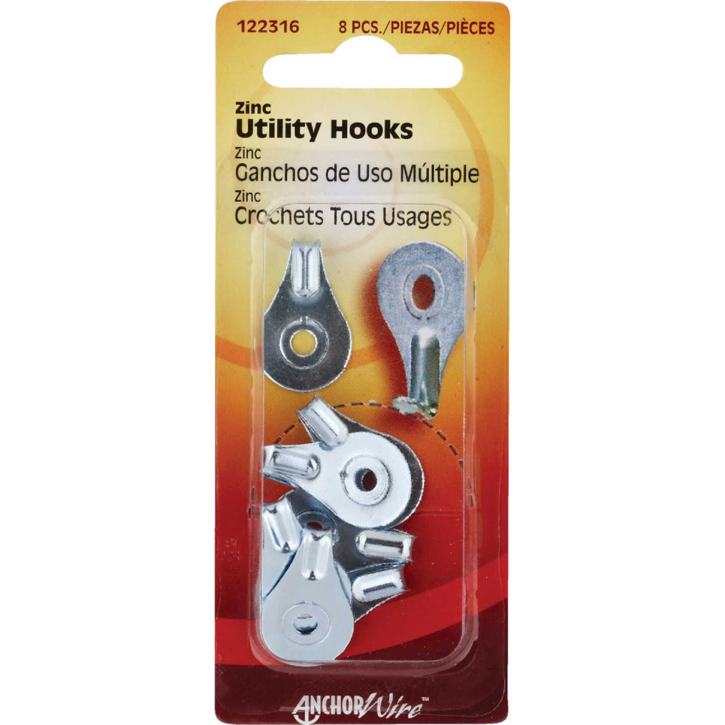 Hillman Anchor Wire Utility Hanger (8 Count) Image 1