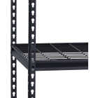 Muscle Rack 36 In. x 18 In. x 72 In. 5-Tier Black Shelving Unit with Wire Shelf Image 3