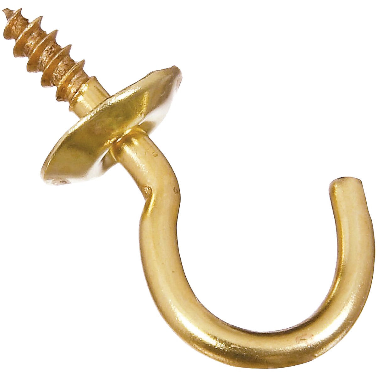 National Hardware 5/8 In. Solid Brass Series Cup Hook (5 Count)